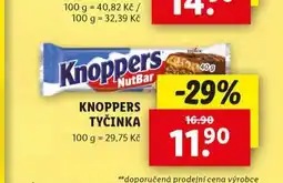 Lidl Knoppers tyčinka nabídka