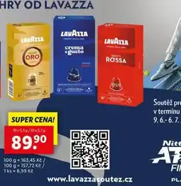 Lidl Lavazza crema gusto nabídka