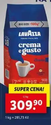 Lidl Lavazza crema gusto nabídka