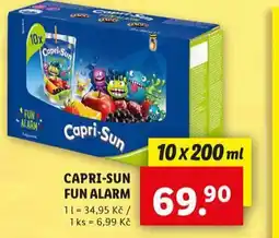 Lidl Capri sun fun alarm nabídka