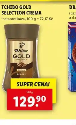Lidl Tchibo gold selection crema nabídka