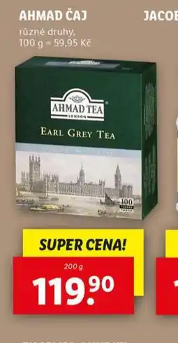 Lidl Ahmad čaj nabídka