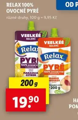 Lidl Relax 100% ovocné pyré nabídka