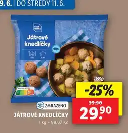 Lidl Játrové knedlíčky nabídka