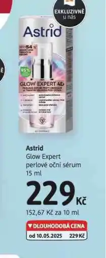 dm drogerie Astrid perlové oční sérum nabídka