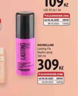 dm drogerie Maybelline fixační sprej nabídka