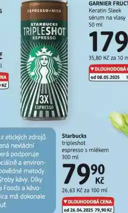 dm drogerie Starbucks espresso s mlékem nabídka
