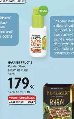 dm drogerie Garnier fructis sérum na vlasy nabídka