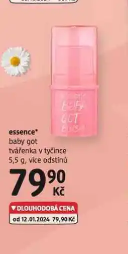 dm drogerie Essence baby got tvářenka v tyčince nabídka