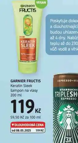 dm drogerie Garnier fructis šampon nabídka
