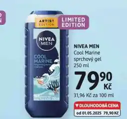 dm drogerie Nivea men sprchový gel nabídka