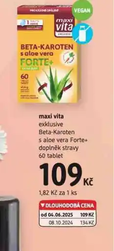 dm drogerie Maxi vita doplněk stravy nabídka