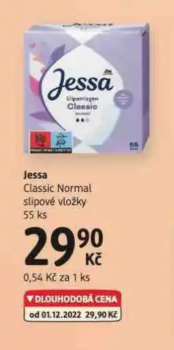 dm drogerie Jessa slipové vložky nabídka