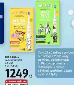 dm drogerie Bob & bobek sonický zubní kartáček nabídka