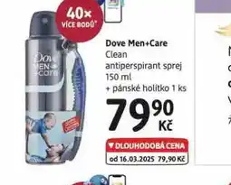 dm drogerie Dove men+care antiperspirant sprej nabídka