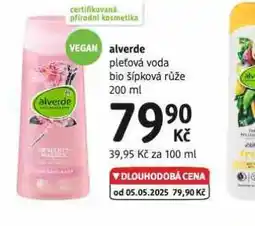dm drogerie Alverde pleťová voda nabídka