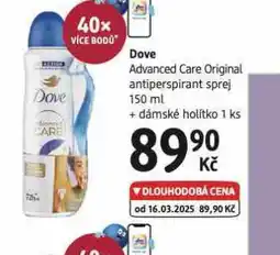 dm drogerie Dove antiperspirant nabídka
