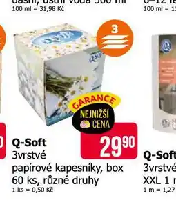 Teta Q soft papírové kapesníky nabídka