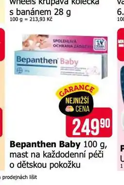 Teta Bepanthen baby mast nabídka