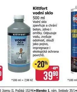 Teta Kittfort vodní sklo nabídka