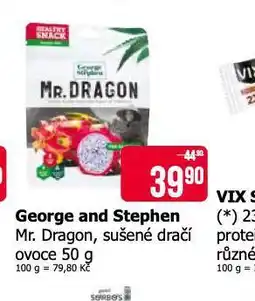 Teta Geroge and stephen mr. dragon, sušené dračí ovoce nabídka