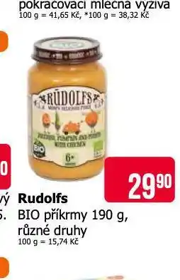 Teta Rudolf bio pokrm nabídka