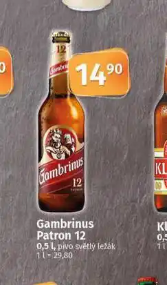 Coop Pivo gambrinus patron 12 nabídka
