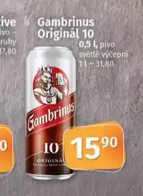 Coop Pivo gambrinus originál nabídka