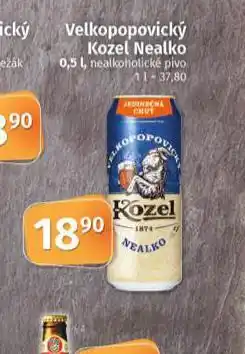 Coop Velkopopovický kozel nealko nabídka