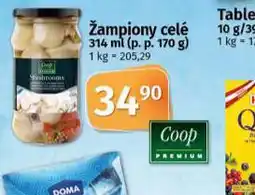Coop Žampiony celé nabídka