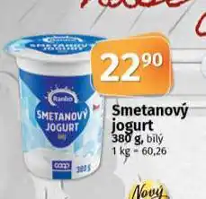 Coop Smetanový jogurt nabídka