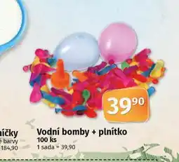 Coop vodní bomby + plnítko nabídka