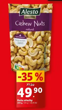 Lidl Kešu ořechy nabídka