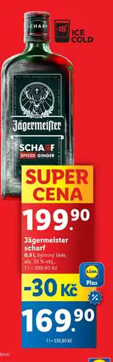 Lidl Jägermeister scharf nabídka