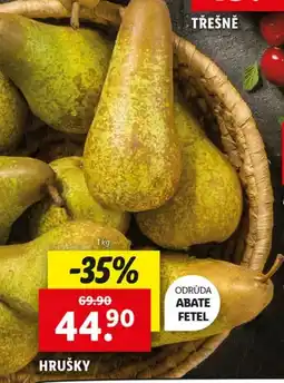 Lidl Hrušky nabídka