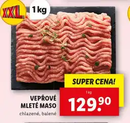 Lidl Vepřové mleté maso nabídka