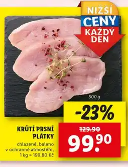 Lidl Krůtí prsní plátky nabídka