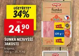 Lidl PIKOK Šunka nejvyšší jakosti nabídka