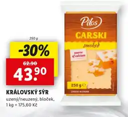 Lidl PILOS Královský sýr nabídka
