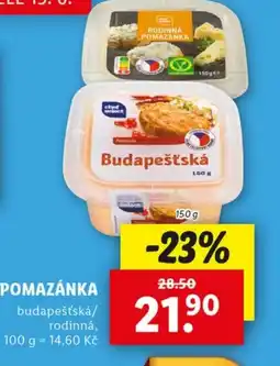 Lidl Pomazánka nabídka
