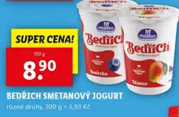 Lidl Bedřich smetanový jogurt nabídka