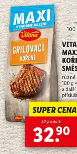 Lidl Vitana maxi kořenicí směs nabídka