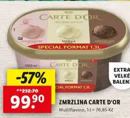 Lidl CARTE D'OR Zmrzlina nabídka