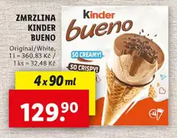 Lidl Zmrzlina Kinder bueno nabídka