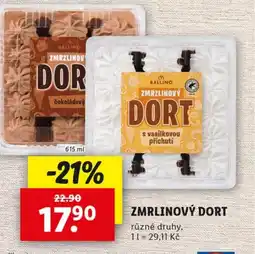 Lidl BALLINO Zmrlinový dort nabídka