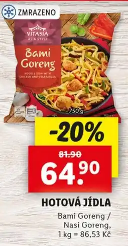 Lidl VITASIA Hotová jídla nabídka