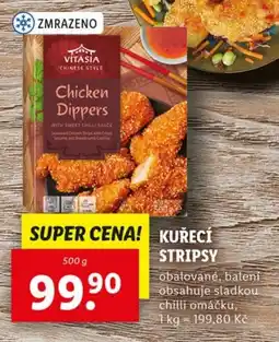 Lidl VITASIA Kuřecí stripsy nabídka