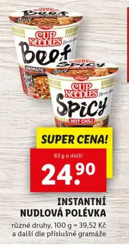 Lidl Instantní nudlová polévka nabídka