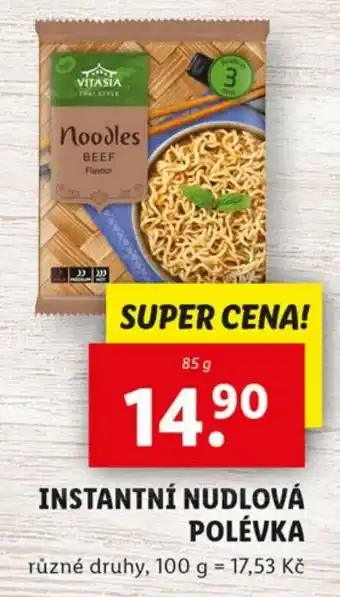 Lidl VITASIA Instantní nudlová polévka nabídka
