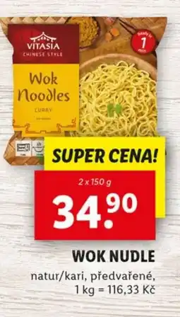 Lidl VITASIA Wok nudle nabídka